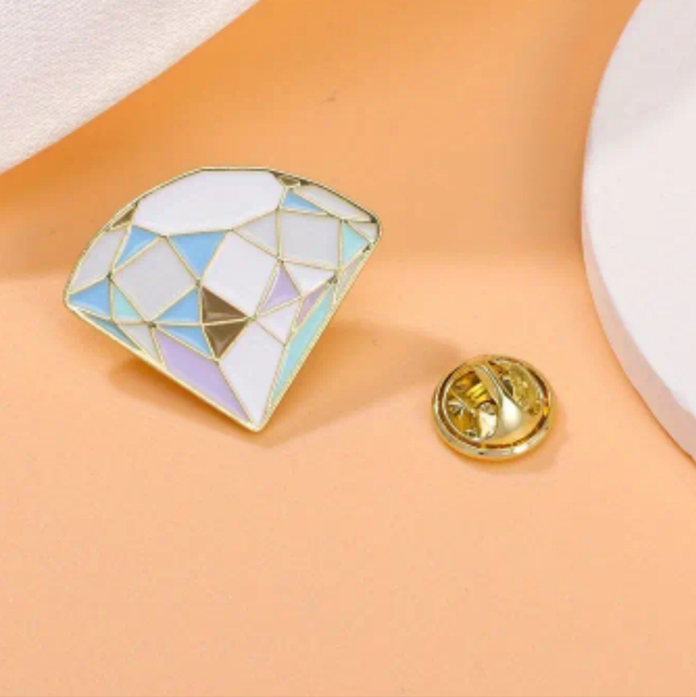 Diamond PIN hat PIN Backpack pin enamel pin - Picture 4 of 4